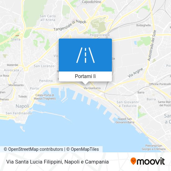 Mappa Via Santa Lucia Filippini