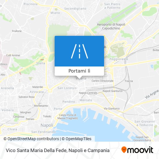 Mappa Vico Santa Maria Della Fede