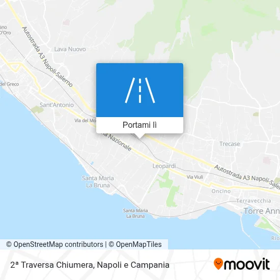 Mappa 2ª Traversa Chiumera