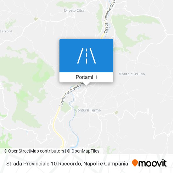 Mappa Strada Provinciale 10 Raccordo