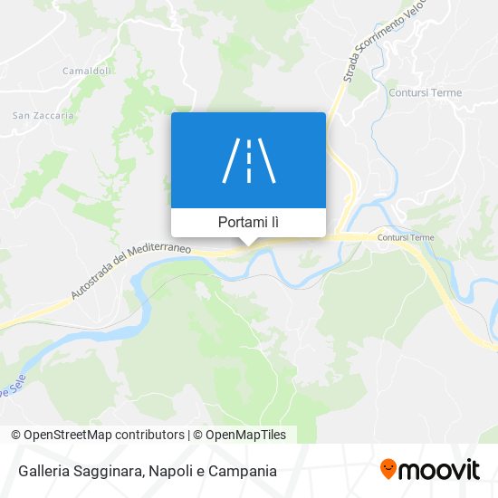 Mappa Galleria Sagginara