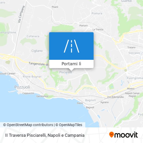Mappa II Traversa Pisciarelli