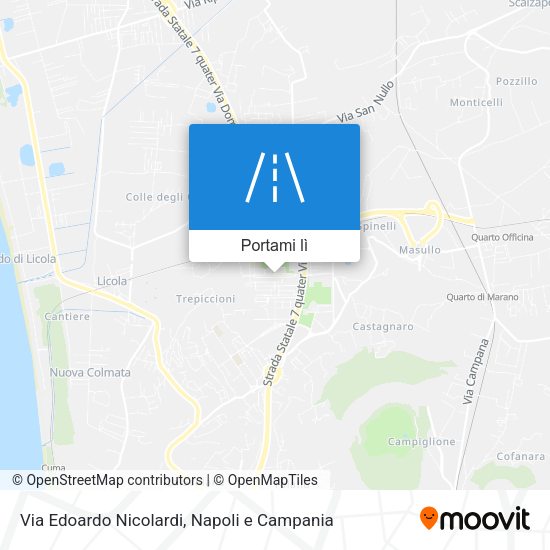 Mappa Via Edoardo Nicolardi