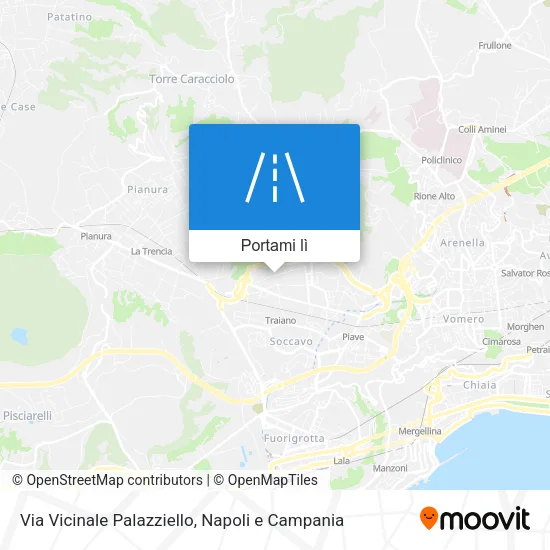 Mappa Via Vicinale Palazziello