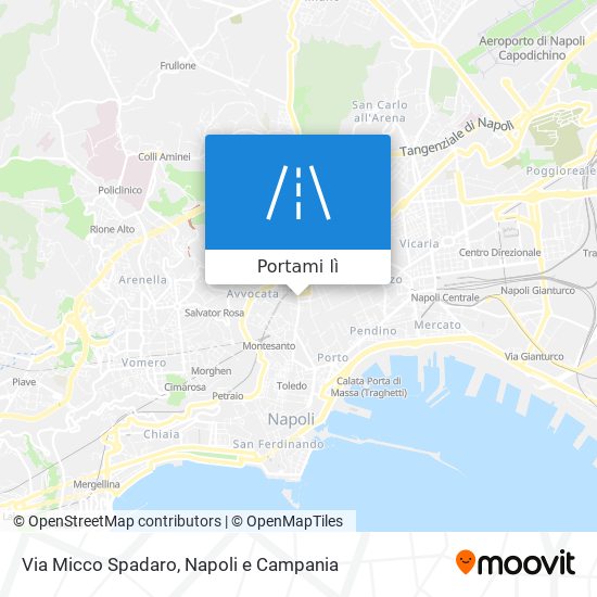 Mappa Via Micco Spadaro