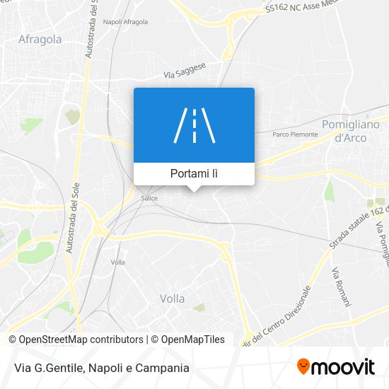 Mappa Via G.Gentile