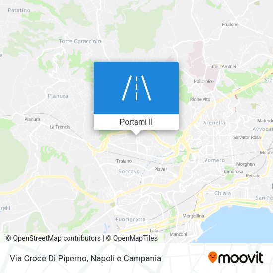 Mappa Via Croce Di Piperno