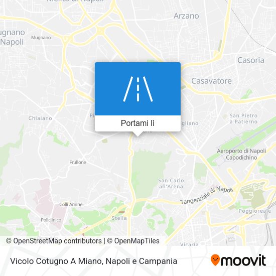 Mappa Vicolo Cotugno A Miano