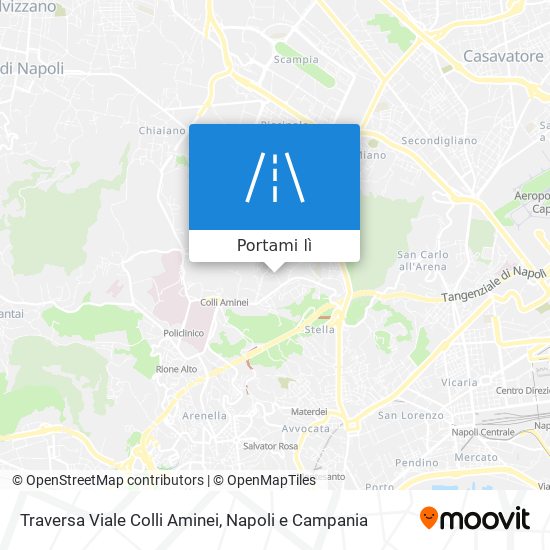 Mappa Traversa Viale Colli Aminei