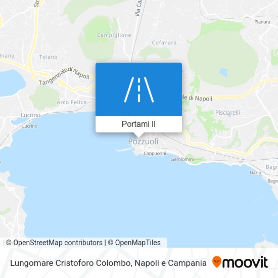 Mappa Lungomare Cristoforo Colombo