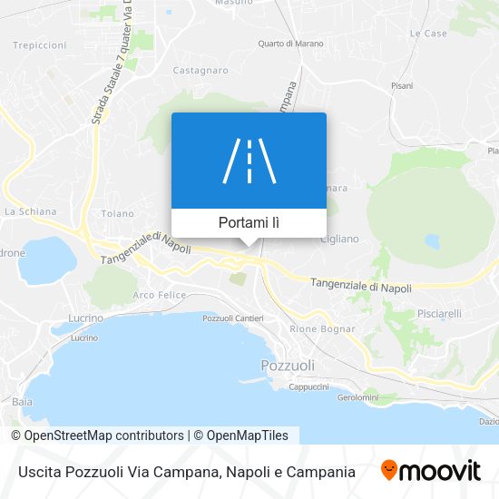 Mappa Uscita Pozzuoli Via Campana