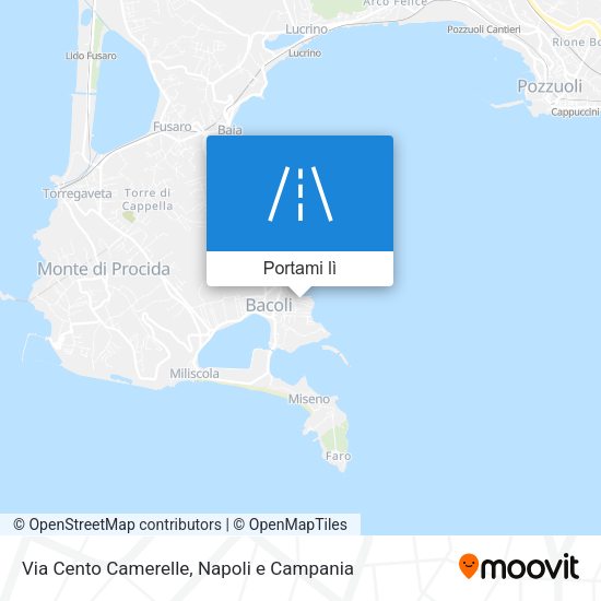 Mappa Via Cento Camerelle