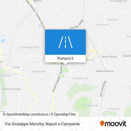 Mappa Via Giuseppe Marotta