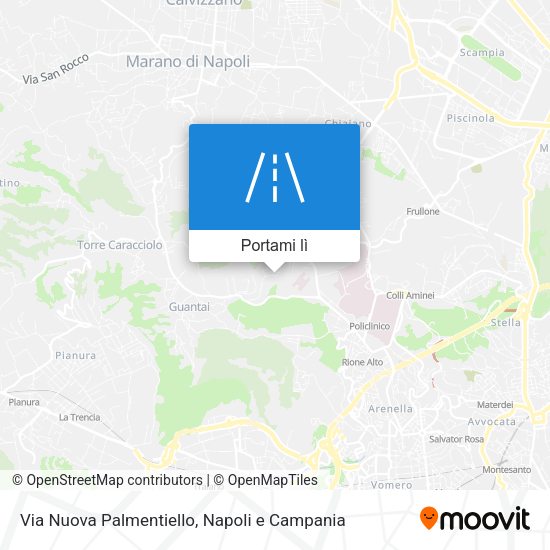 Mappa Via Nuova Palmentiello
