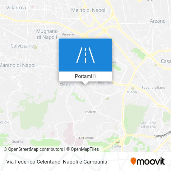 Mappa Via Federico Celentano