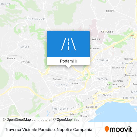 Mappa Traversa Vicinale Paradiso