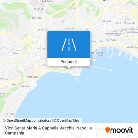 Mappa Vico Santa Maria A Cappella Vecchia