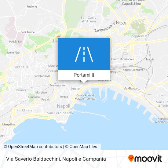 Mappa Via Saverio Baldacchini