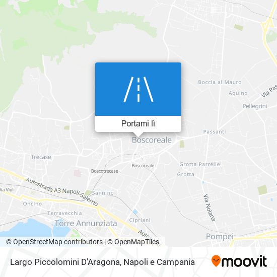 Mappa Largo Piccolomini D'Aragona