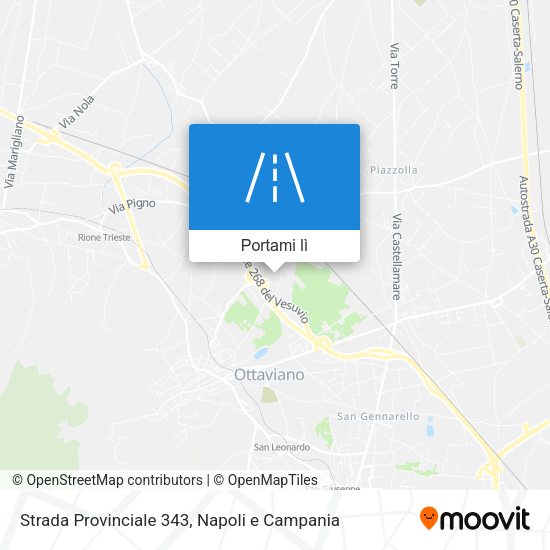 Mappa Strada Provinciale 343