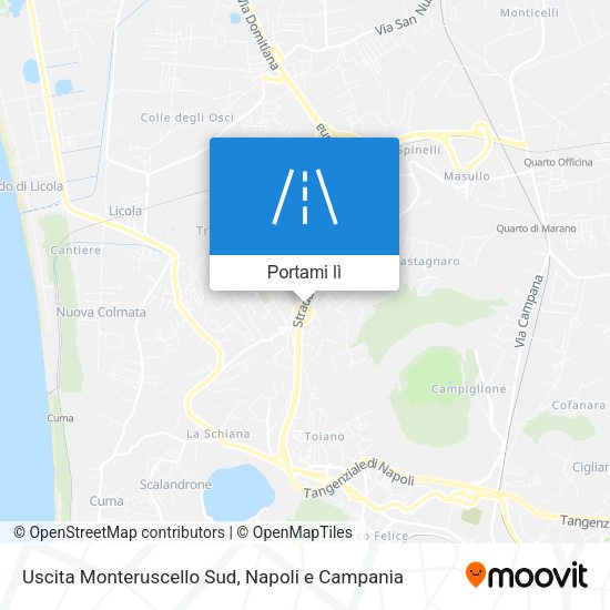 Mappa Uscita Monteruscello Sud