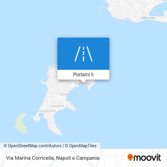 Mappa Via Marina Corricella