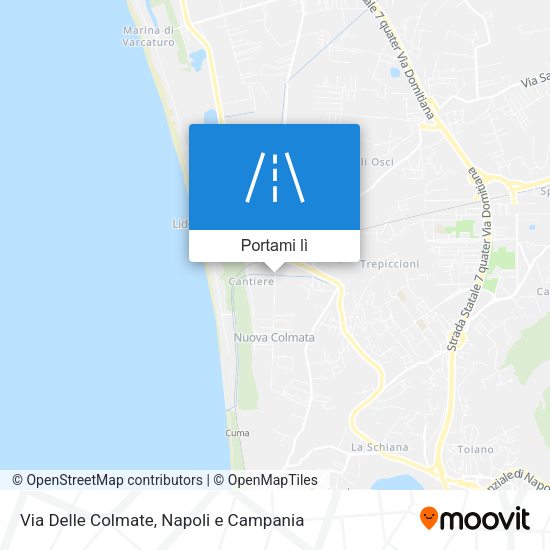 Mappa Via Delle Colmate