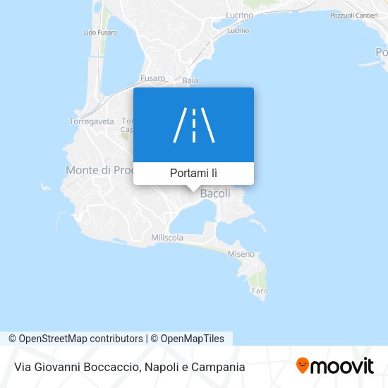 Mappa Via Giovanni Boccaccio