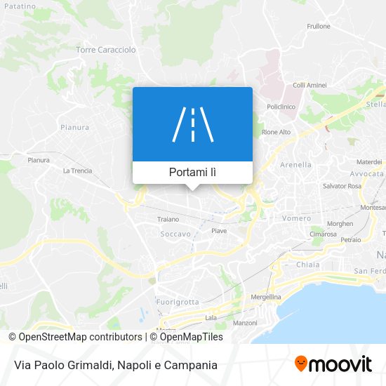 Mappa Via Paolo Grimaldi