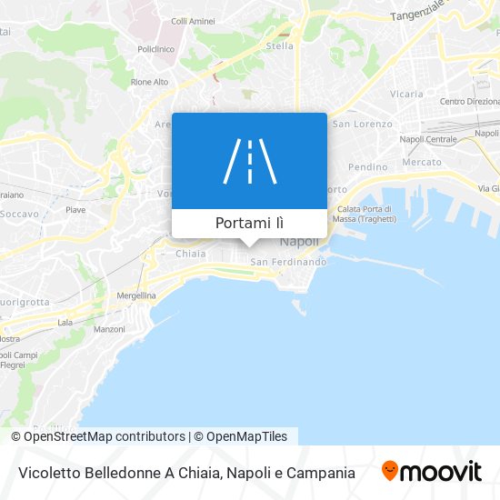 Mappa Vicoletto Belledonne A Chiaia
