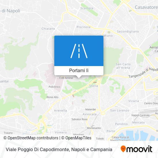 Mappa Viale Poggio Di Capodimonte