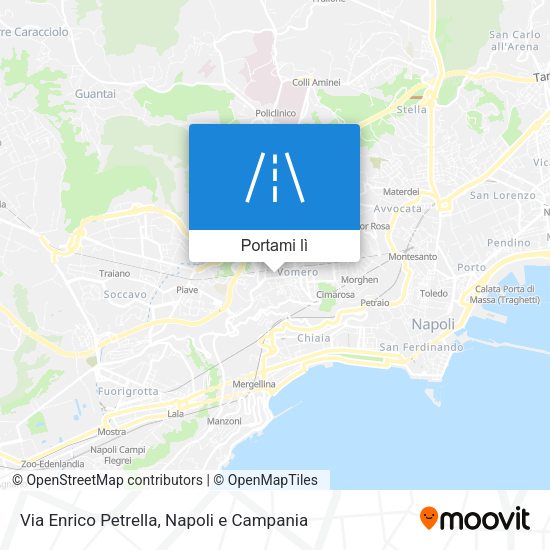 Mappa Via Enrico Petrella
