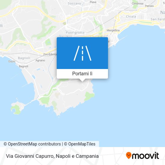 Mappa Via Giovanni Capurro