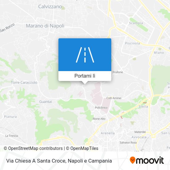Mappa Via Chiesa A Santa Croce