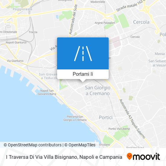 Mappa I Traversa Di Via Villa Bisignano