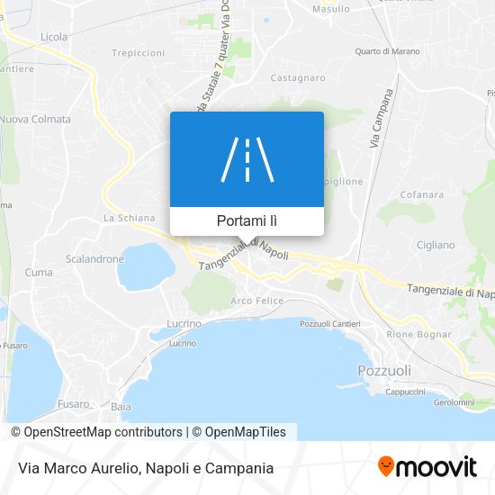 Mappa Via Marco Aurelio