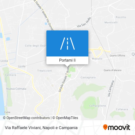 Mappa Via Raffaele Viviani