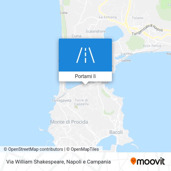 Mappa Via William Shakespeare