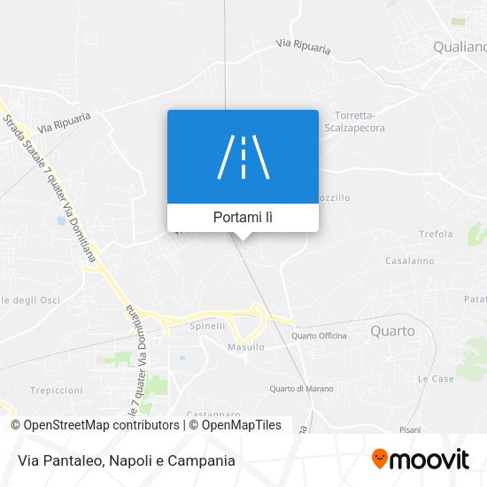 Mappa Via Pantaleo