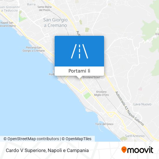 Mappa Cardo V Superiore