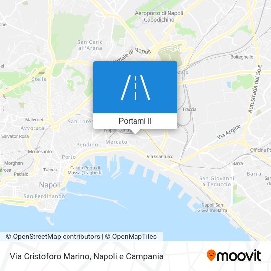 Mappa Via Cristoforo Marino