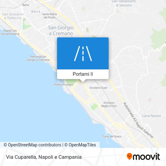 Mappa Via Cuparella