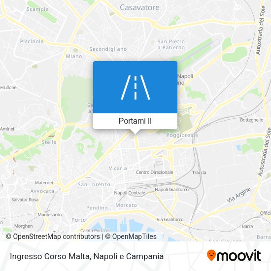 Mappa Ingresso Corso Malta