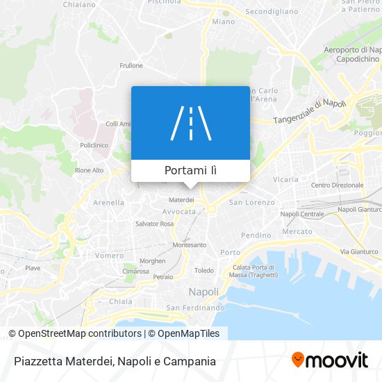 Mappa Piazzetta Materdei