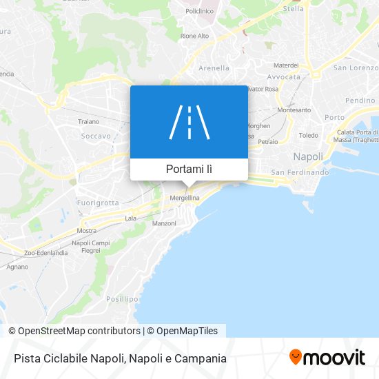 Mappa Pista Ciclabile Napoli