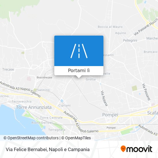 Mappa Via Felice Bernabei
