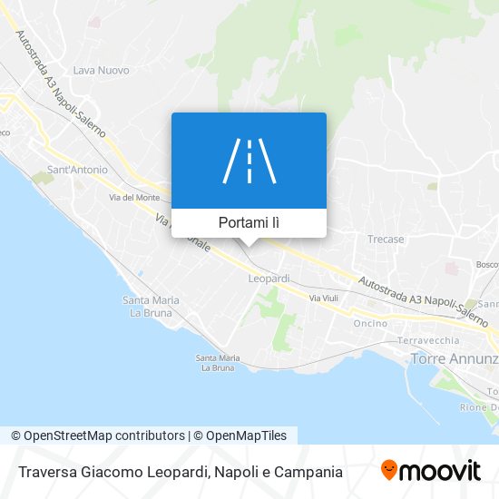 Mappa Traversa Giacomo Leopardi