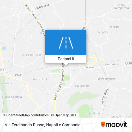 Mappa Via Ferdinando Russo
