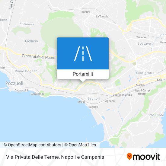 Mappa Via Privata Delle Terme