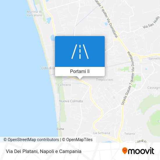 Mappa Via Dei Platani